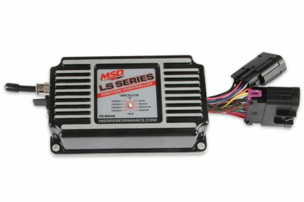 MSD 60143 Black LS Carb Ignition Control Box Carburetor LSX LS1 LS2 LS